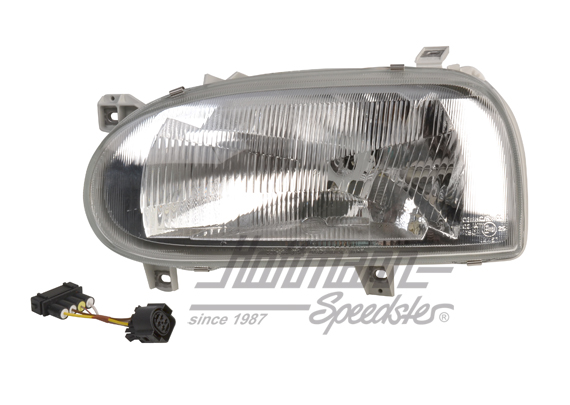Scheinwerfer, Golf 3, -92/-97, Hella, li | 1AJ 007 235-271 | 219-3705-01
