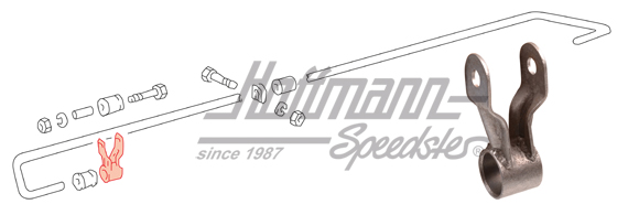 Gabelstücke, Stabilisator, vorne, L/R