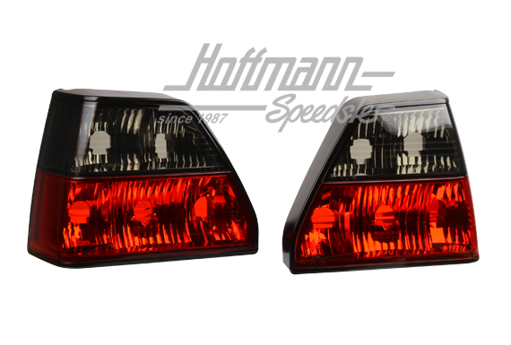 Rückleuchten, Golf 2, rot/schwarz