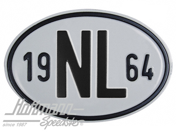 Nationalitätsschild "NL", "1964", Alu |  | 020-2391-64
