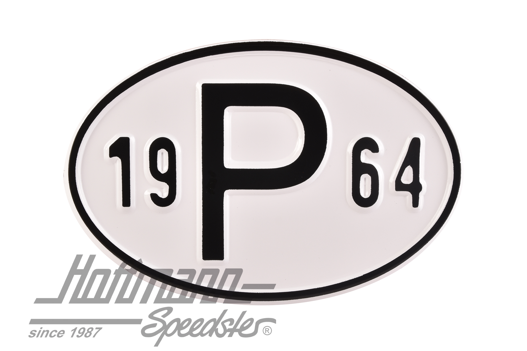 Nationalitätsschild "P", "1964", Alu |  | 020-2405-64