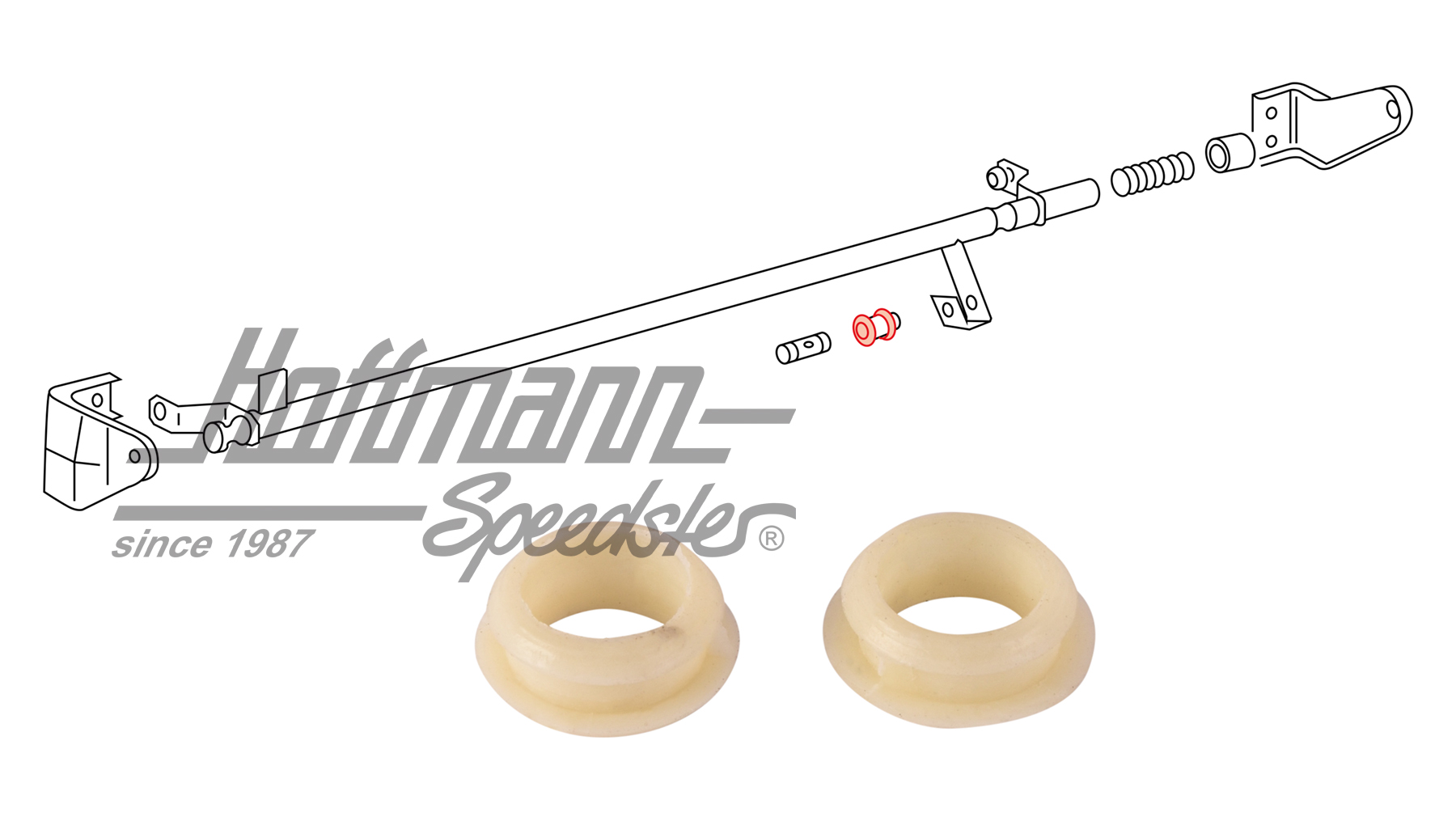 Lagerbuchsen, Befestigungsbolzen | 055 129 346 | 307-5502-08