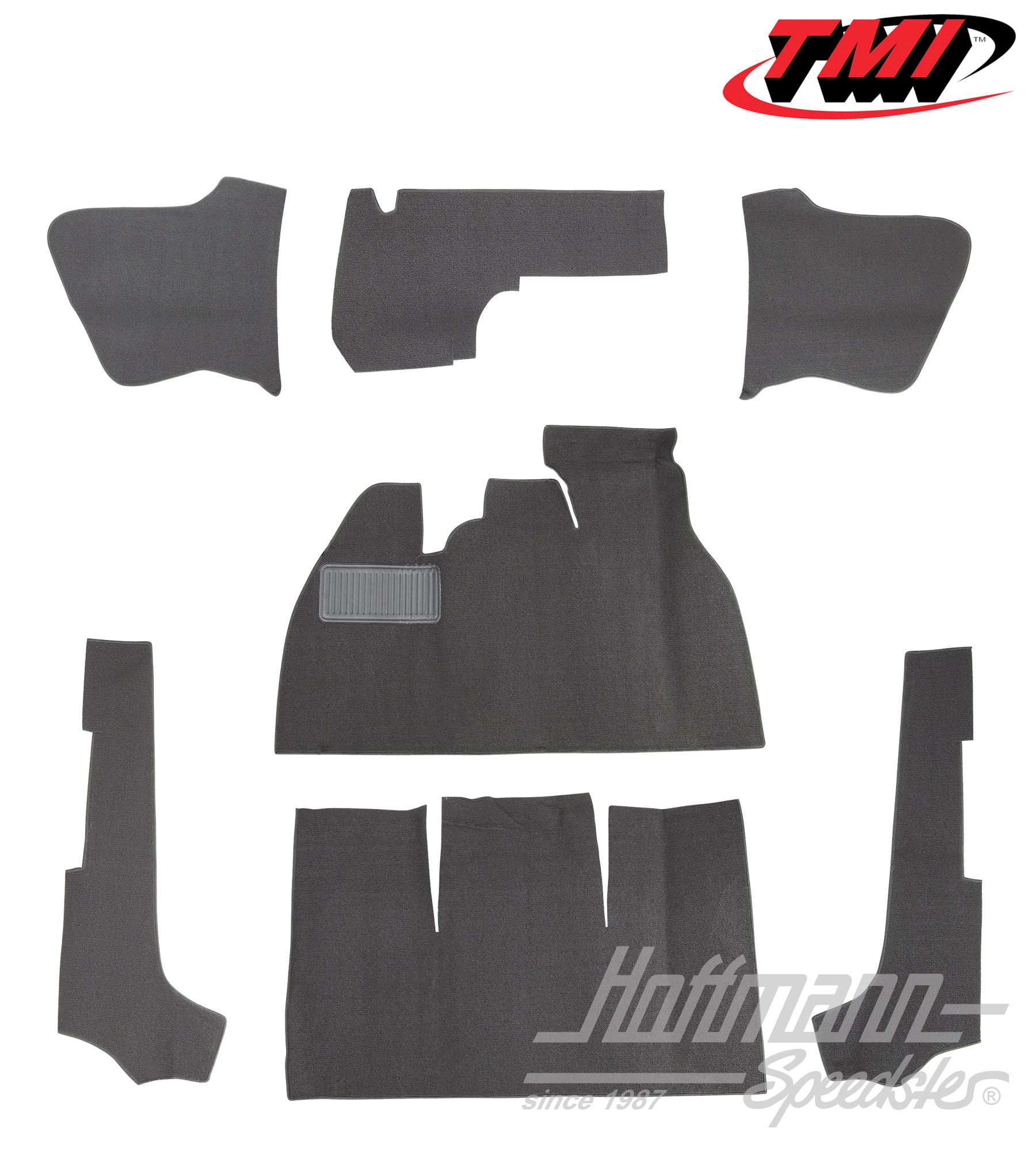 Teppichsatz, Cabrio, grau, 8.68-7.70 | 34-F1330-407 | 020-5333