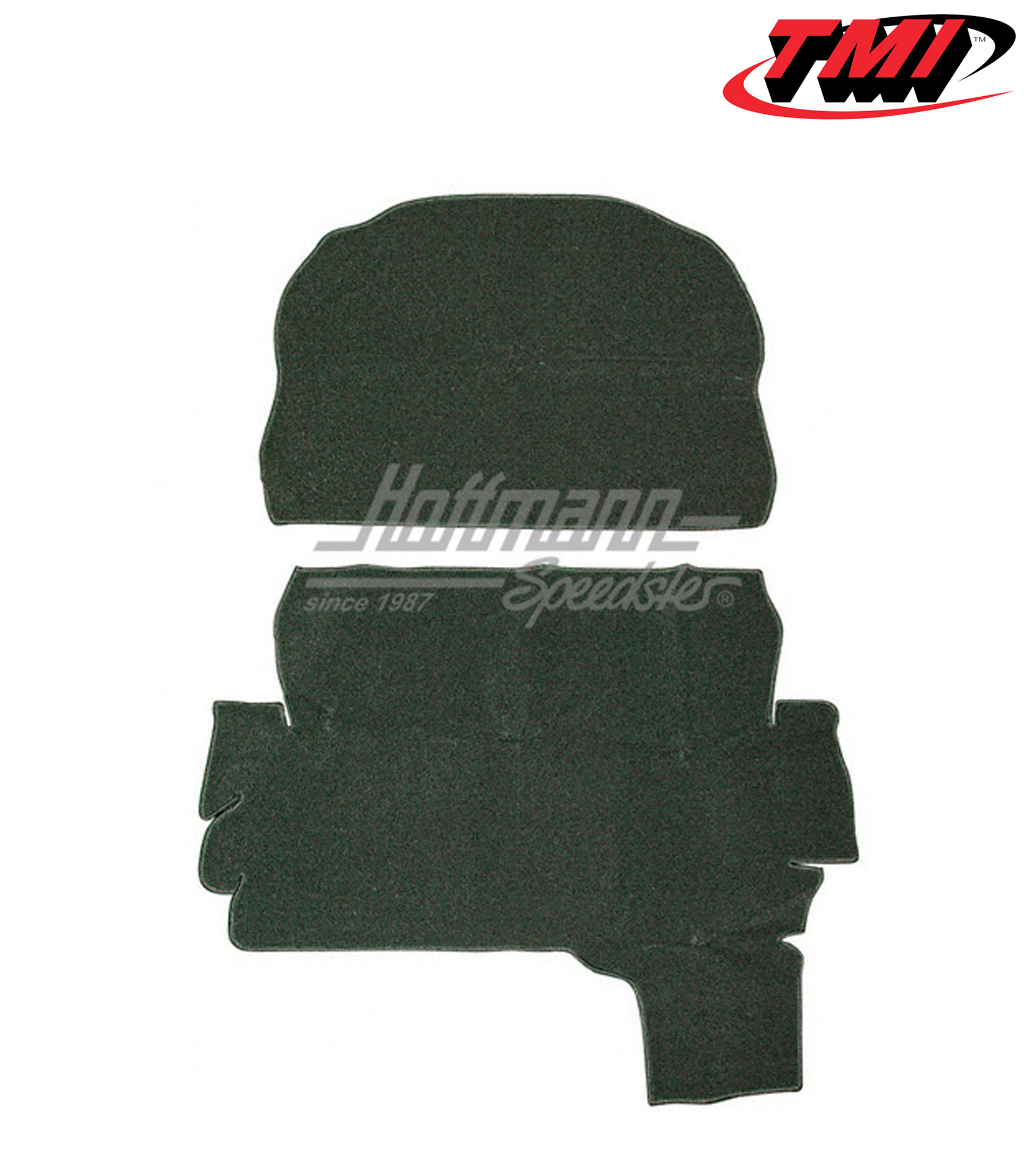 Teppichsatz, Kofferraum, Velour, schwarz, 1303 | 34-T1255-801 | 055-7667