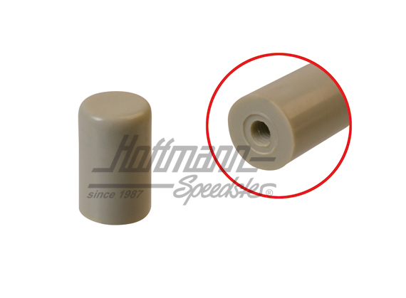 Knopf, Handbremshebel, grau | 113 711 333 A grey | 010-3097-24