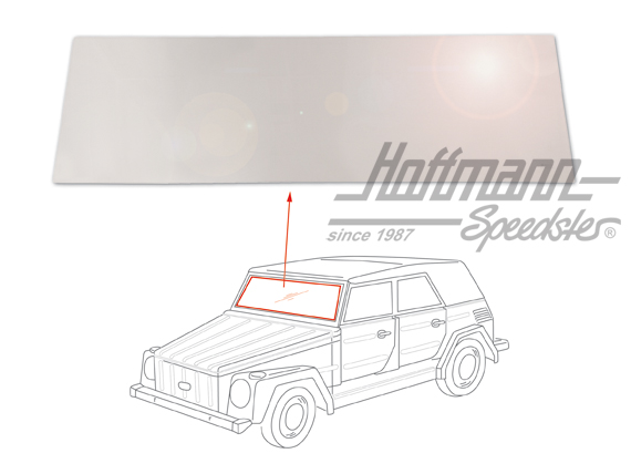 Frontscheibe, Kübel/Iltis, klar | 181 845 101 A | 080-2998