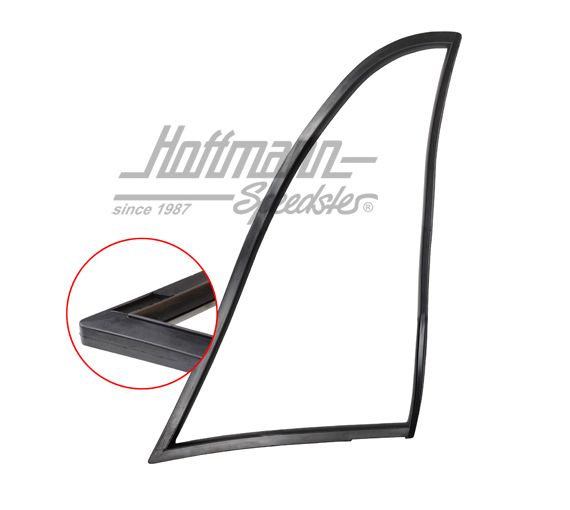 Dreiecksfensterdichtung, Coupé, 76-94, L | 901 542 921 21 | 515-0946-01