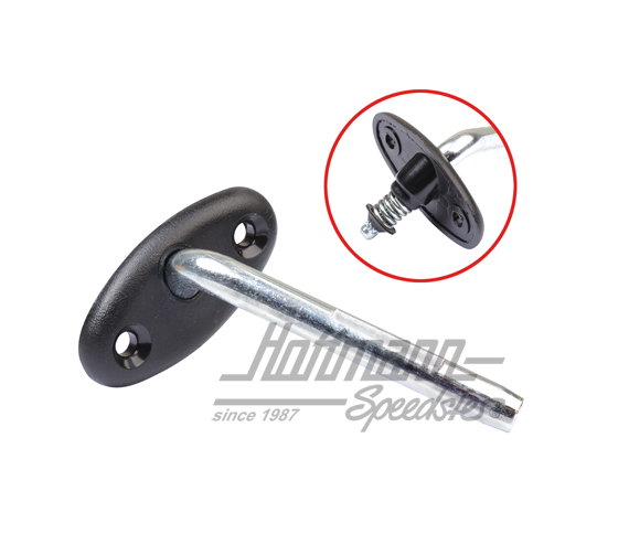 Sonnenblendenhalter, 64-74, li., schwarz | 141 857 559 B | 066-0108-21