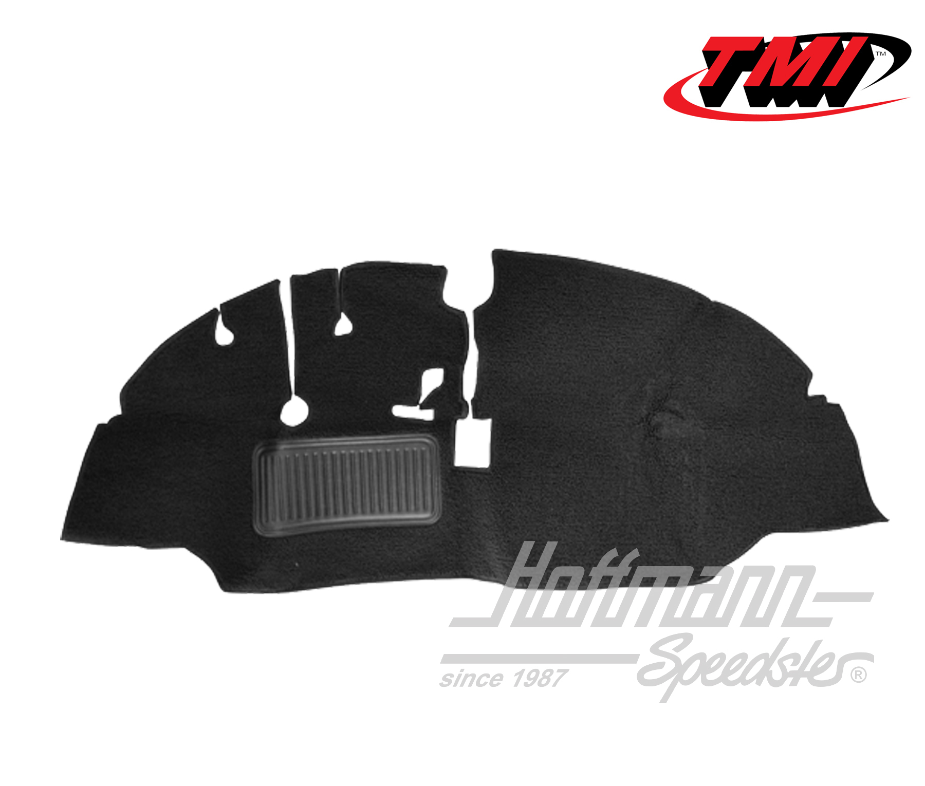 Teppichsatz, Fußraum, Bus T1, 65-67, schwarz | 34-F2102-301 | 098-0001