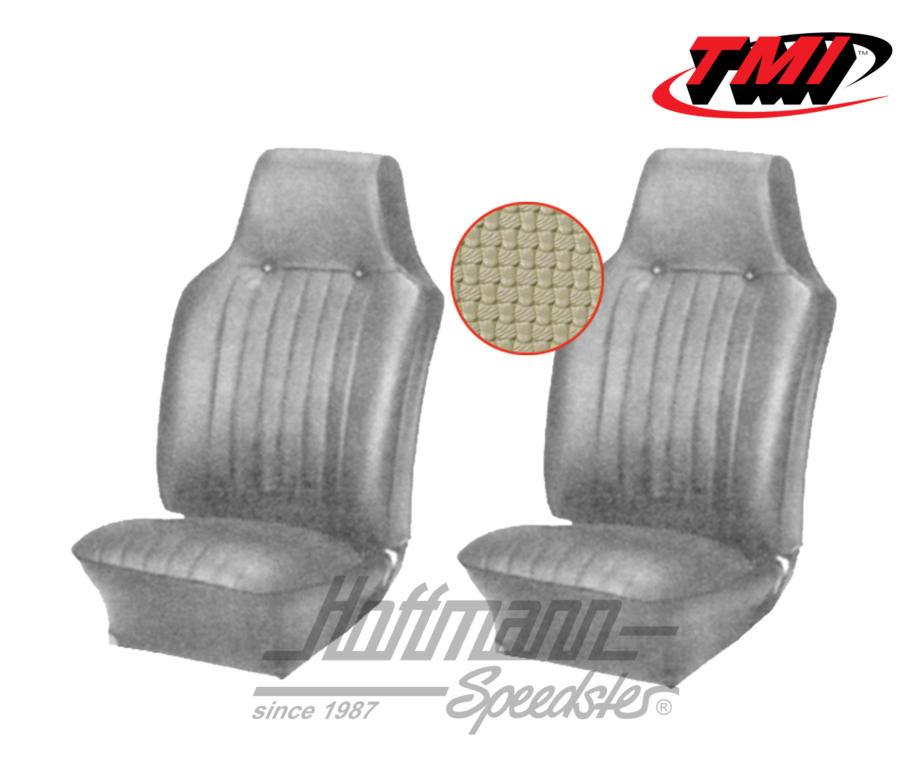 Sitzbezüge, Karmann, vorne, 67-68, beige | 43-1505-04 | 066-0071-30