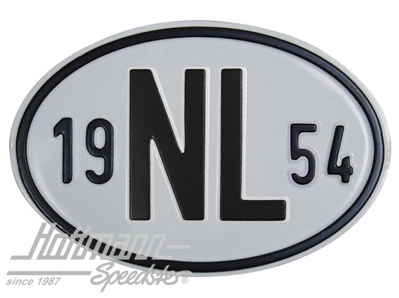 Nationalitätsschild "NL", "1954", Alu |  | 020-2391-54