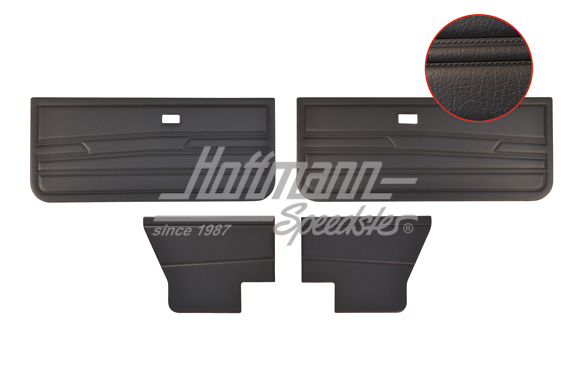 Türverkleidungen, Golf 1 Cabrio, schwarz | 155 898 320 | 180-1960-10