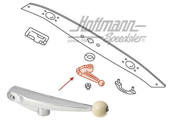 Griff, Verdeckverschluss, vorne, -11.68 | 141 871 587 | 060-4027-80