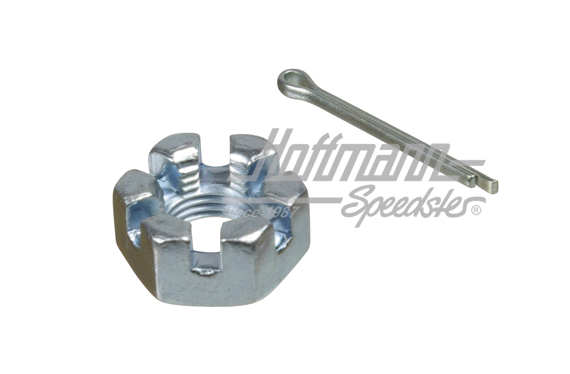 Kronenmutter, Spurstangenkopf, M10x1mm | N  011 210 1 | 020-4387-40