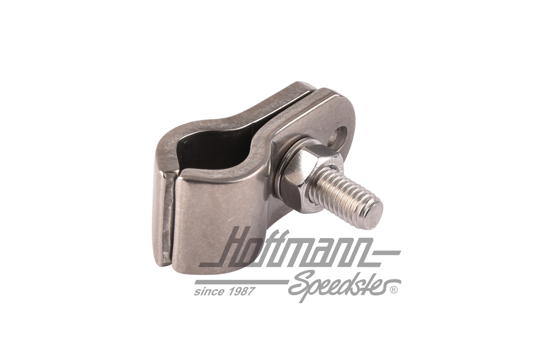 Halter, Türscharnierspiegel rund, li/re