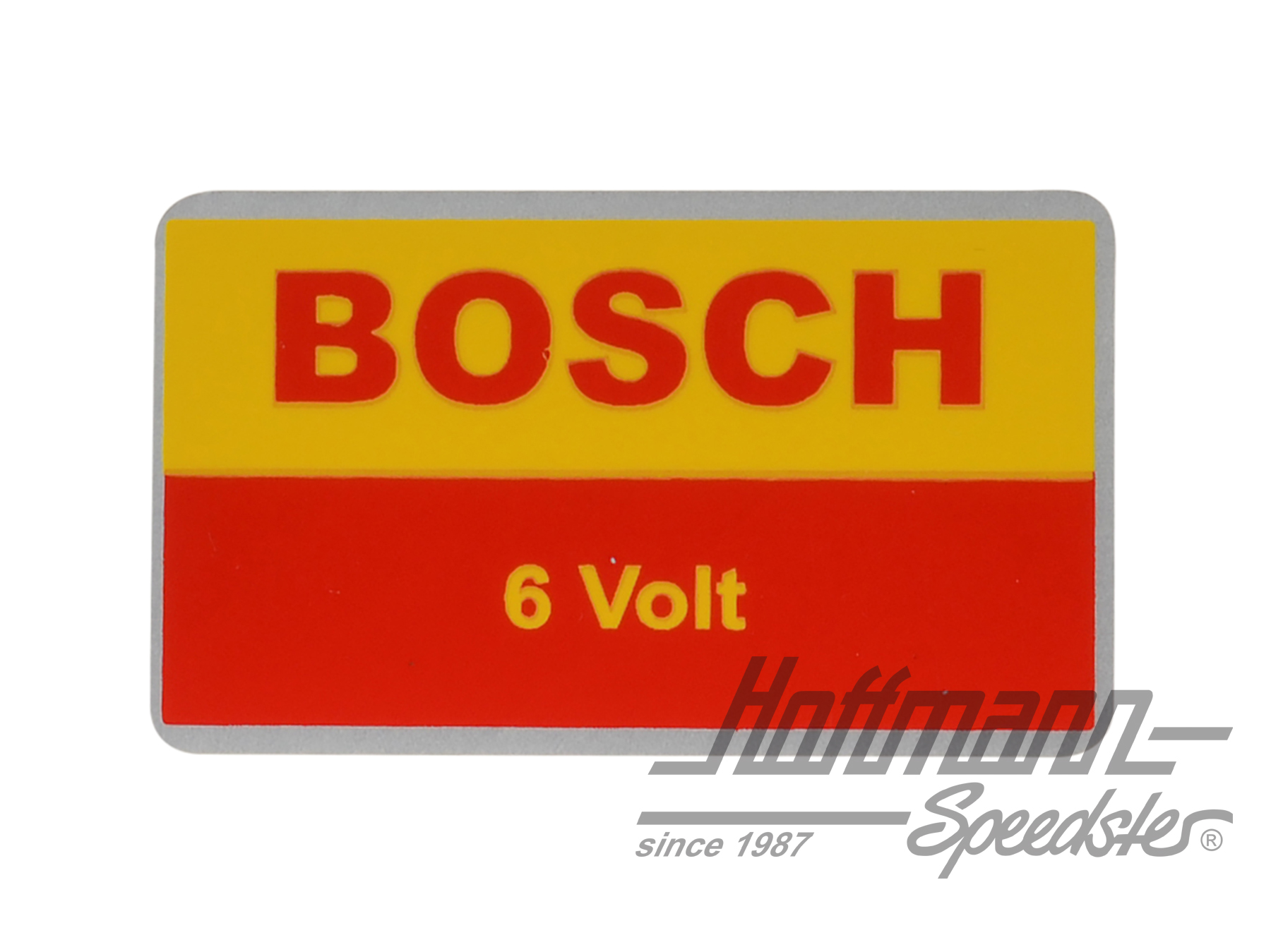 Aufkleber "6 Volt", Zündspule, gelb/rot | AC853979 | 021-0194-23