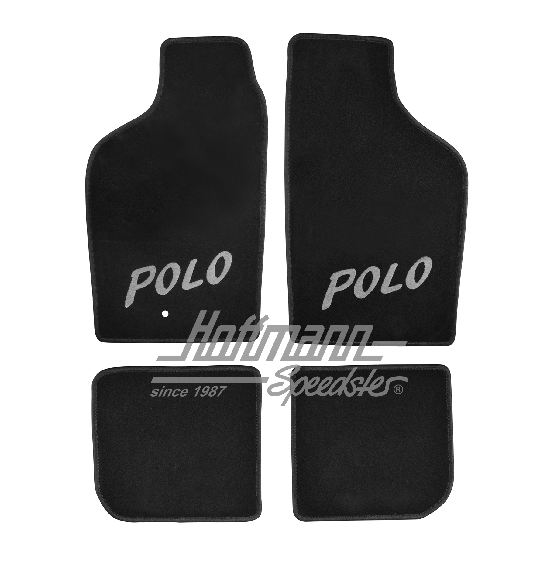 Fußmatten, Polo -7.94, 4tlg., schw/grau |  | 200-6212
