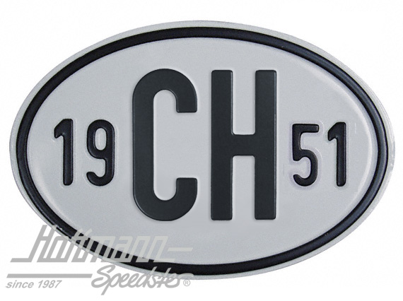 Nationalitätsschild "CH", "1951", Alu |  | 020-2401-51