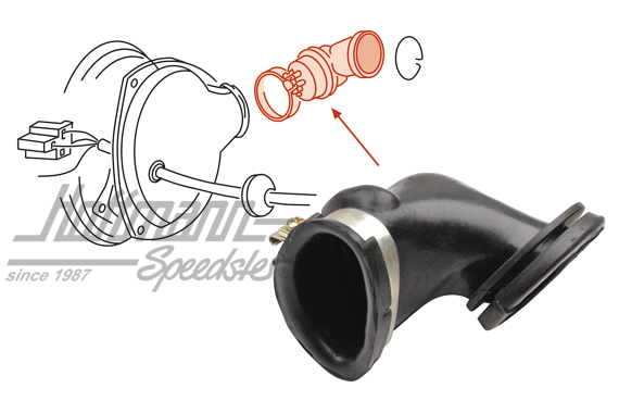 Gummistutzen, Lichtmaschine, 55A, 71-74 | 021 903 655 B | 097-1864-04