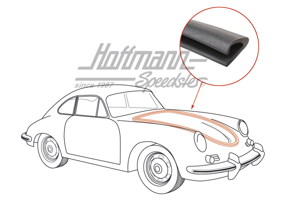 Fronthaubendichtung, 356 A/B/C | 644 511 901 06 | 510-6490