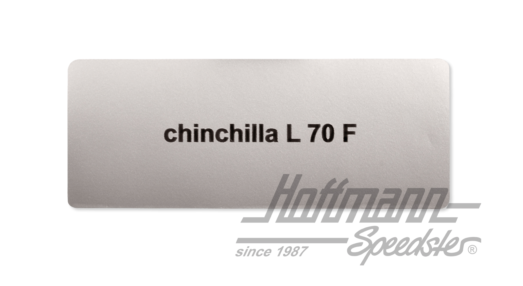 Aufkleber, Farbnummer L70F, chinchilla | L70F | 021-0180-19