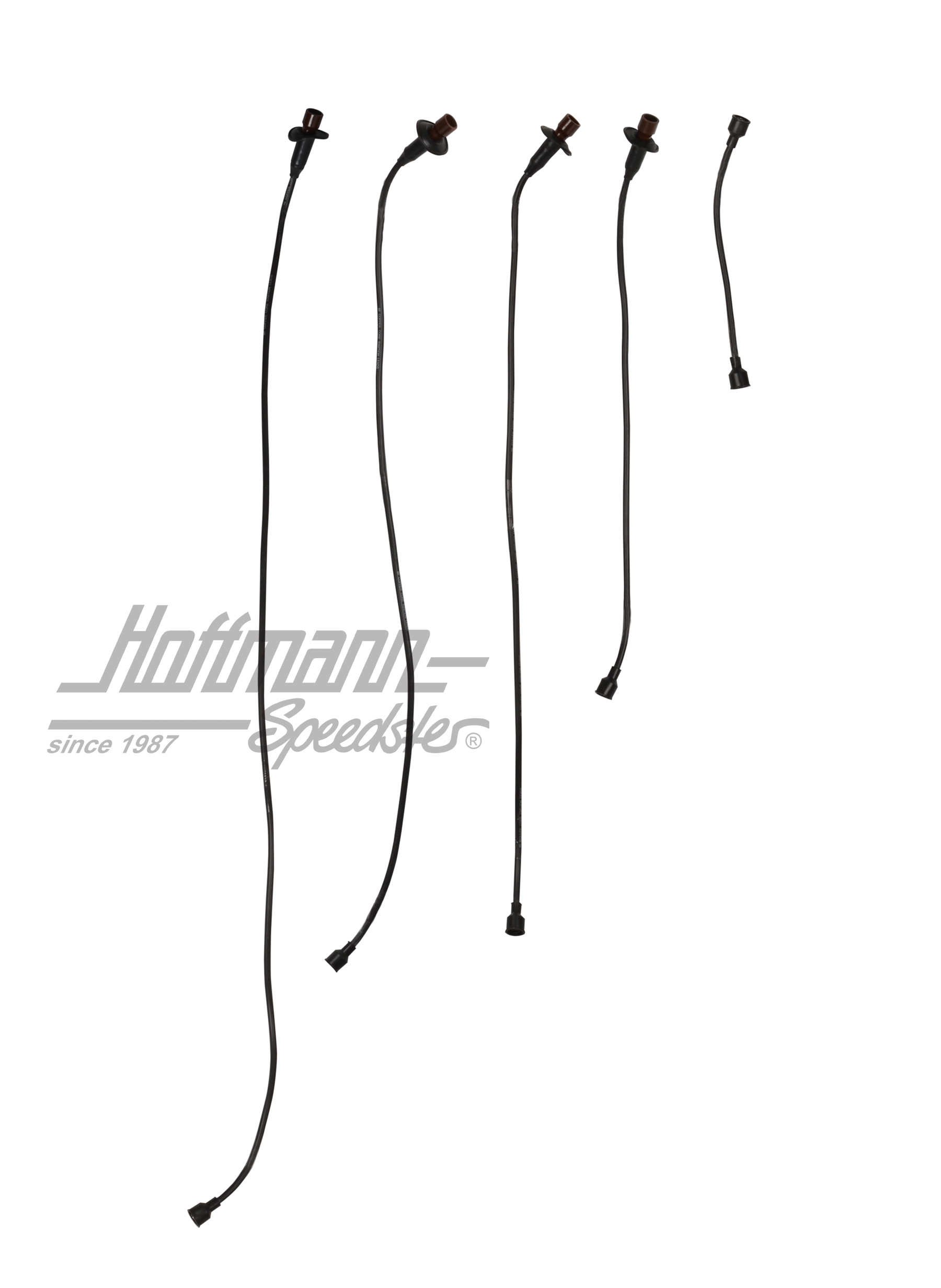 Zündkabelsatz, schwarz, 356/912, Top-Q.