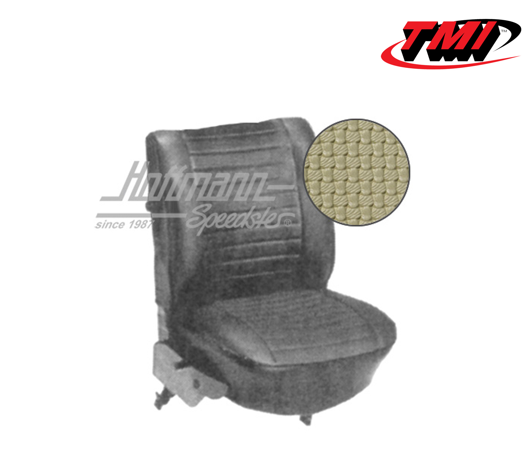 Sitzbezüge, Cabrio, 73-75, Korbmuster, beige | 43-1332-04 | 055-6830