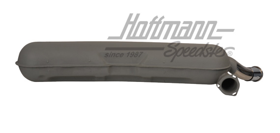Auspufftopf, Edelstahl, 1x60mm, 83-89