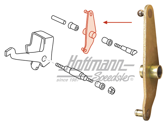 Verbindungshebel, Heizungszug, 86-89