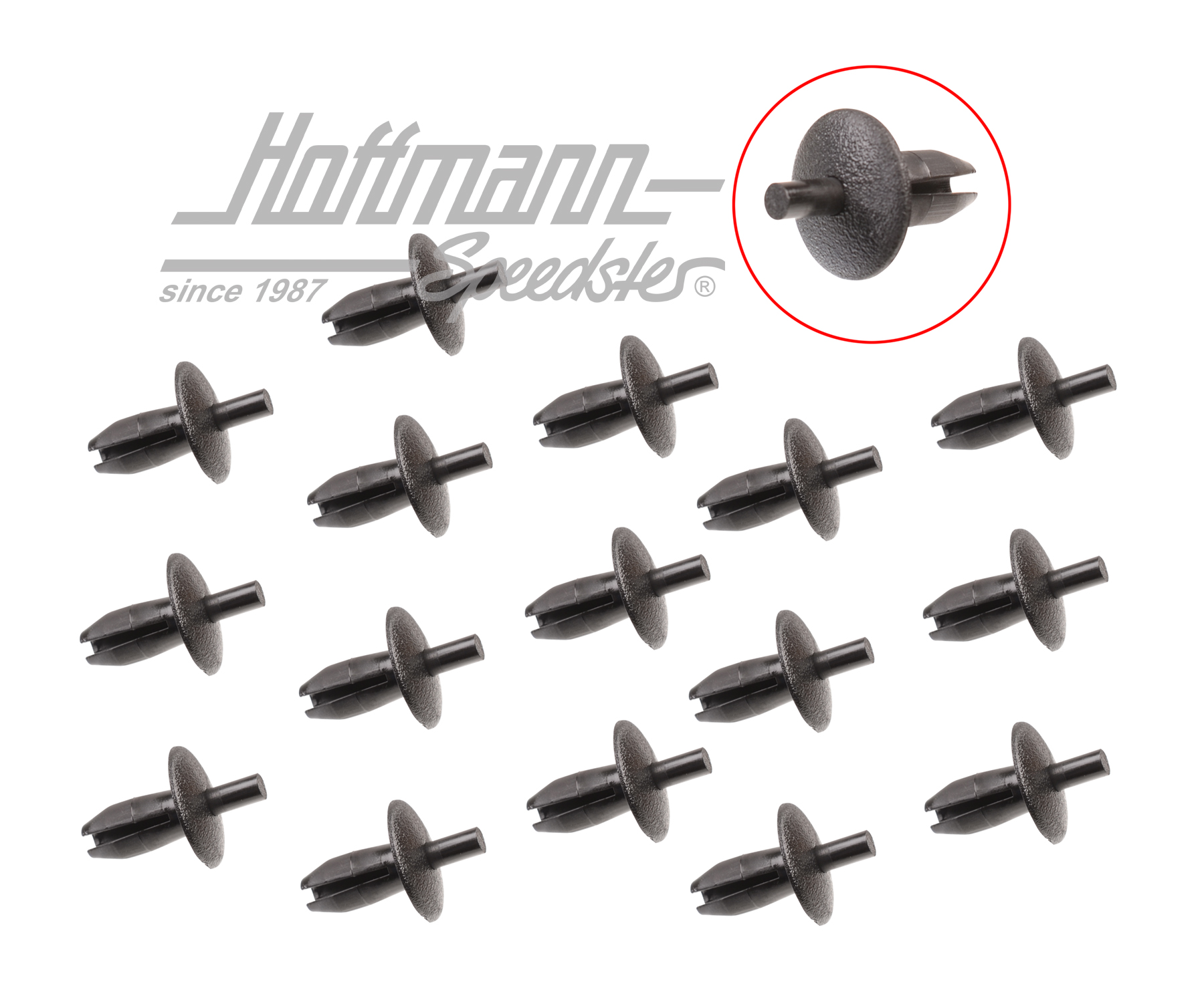 Clip, Rückbankabdeckung, Golf 1 (Satz) | 171 885 767 | 180-1920-16