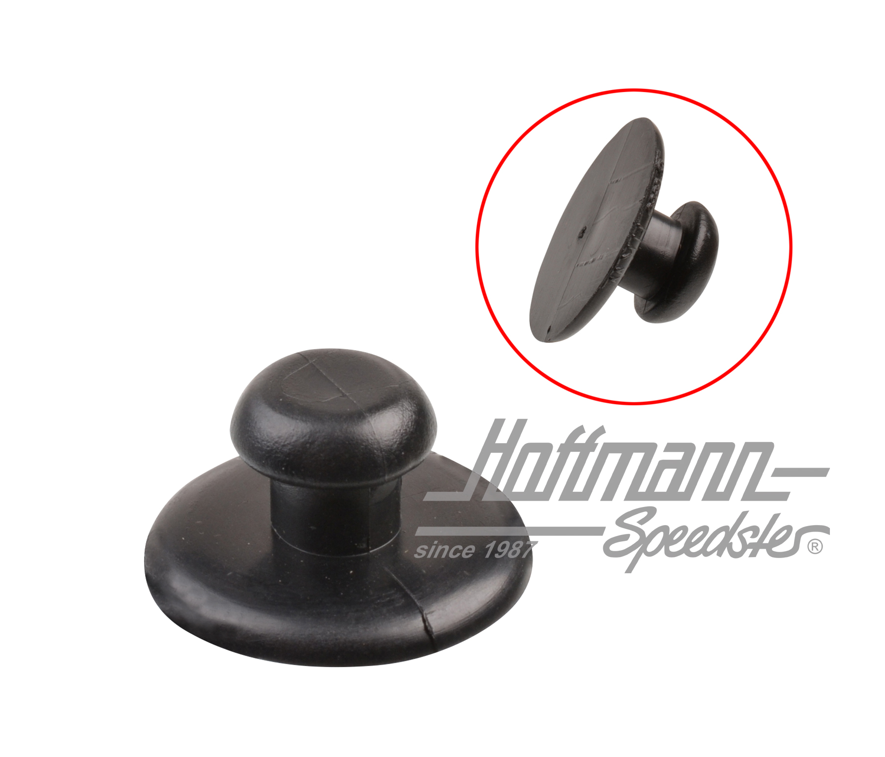 Knopf, Gummimatte, Laderaum | 255 863 981  041 | 360-1130