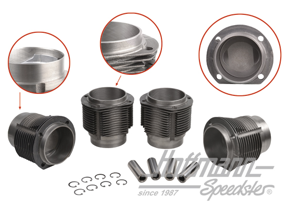 Kolben+Zylinder, 1.6, 356A/B, 86mm | 008 11 86PA | 505-0640