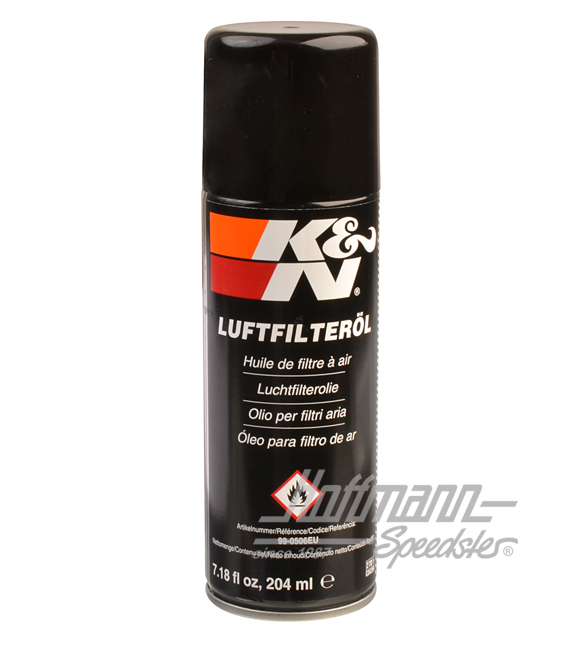 Luftfilteröl, K&N, 204 ml Sprühdose | 99-0504 | 020-0900