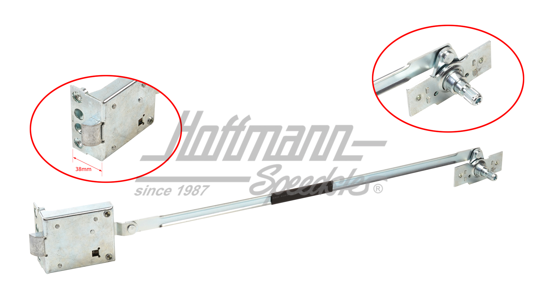 Türschlosssatz, Bus T1, -12.60, rechts | 211 837 016 B Satz | 089-5048-22