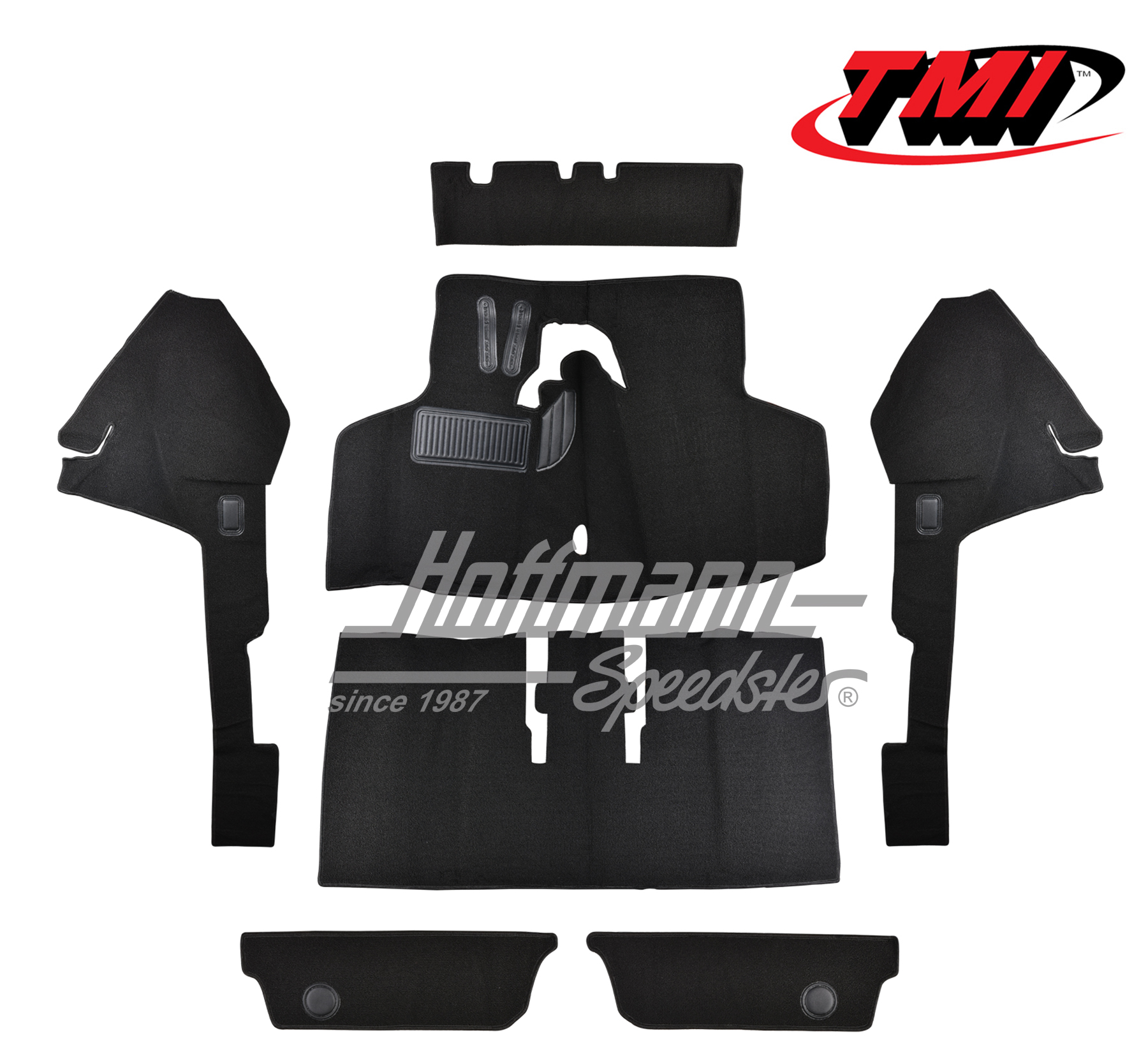 Teppichsatz, Typ 3, 68-72, schwarz | 34-F3030-301 | 069-9663