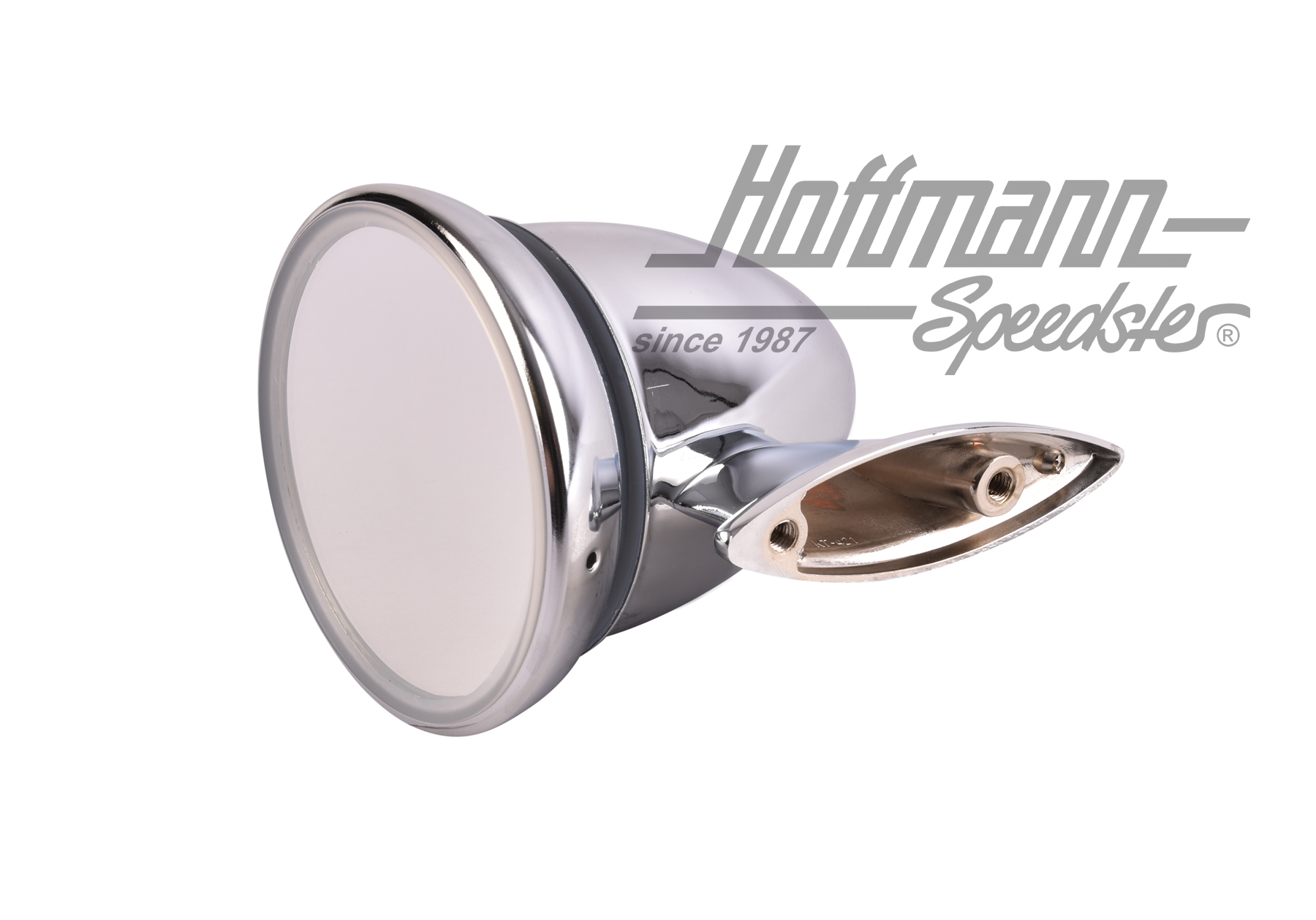 Sportspiegel "Torpedo", Chrom, li./re.
