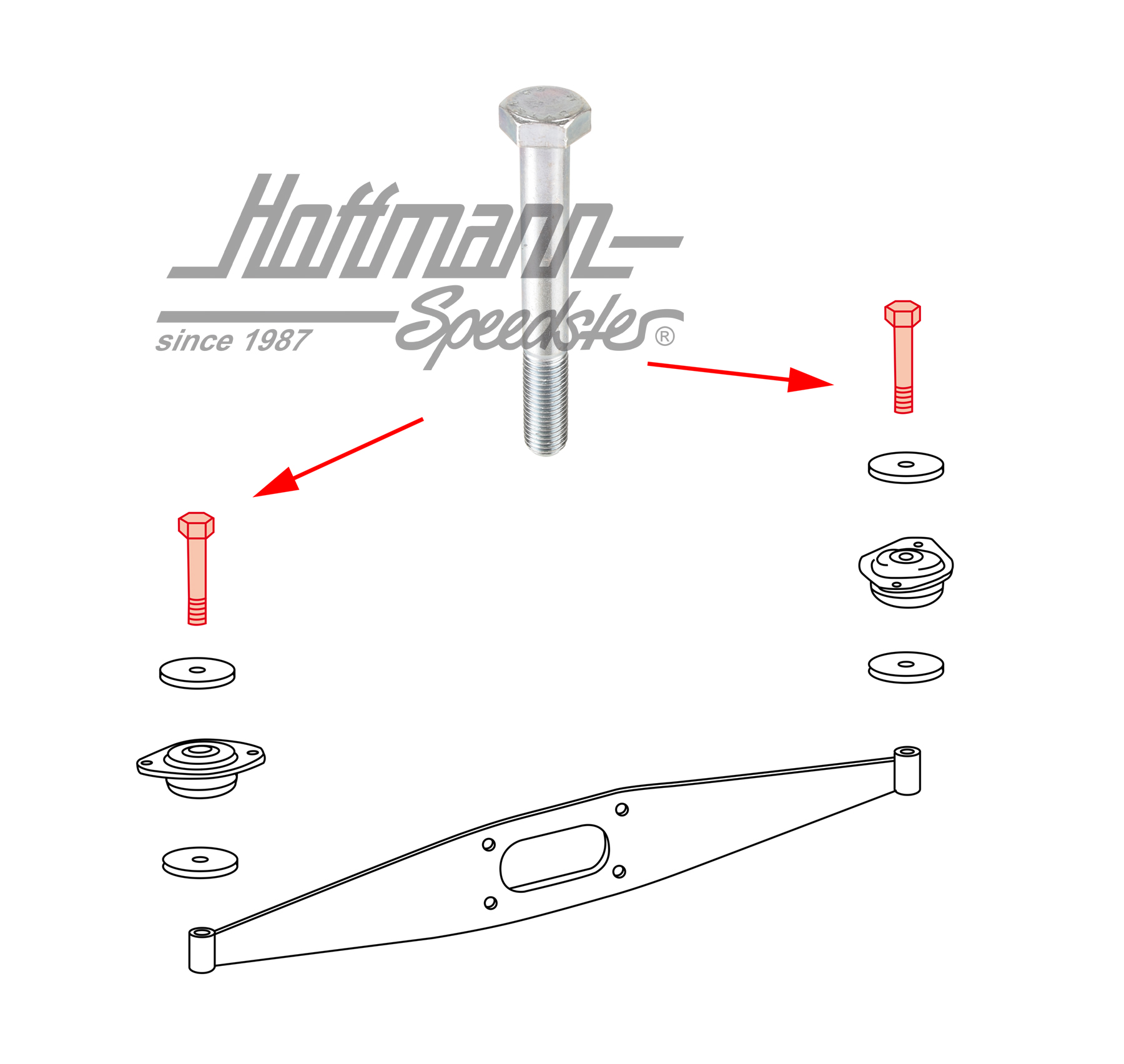 Schraube, Motorlager, 911, 65-89 | N  010 191 2 | 530-3800-33