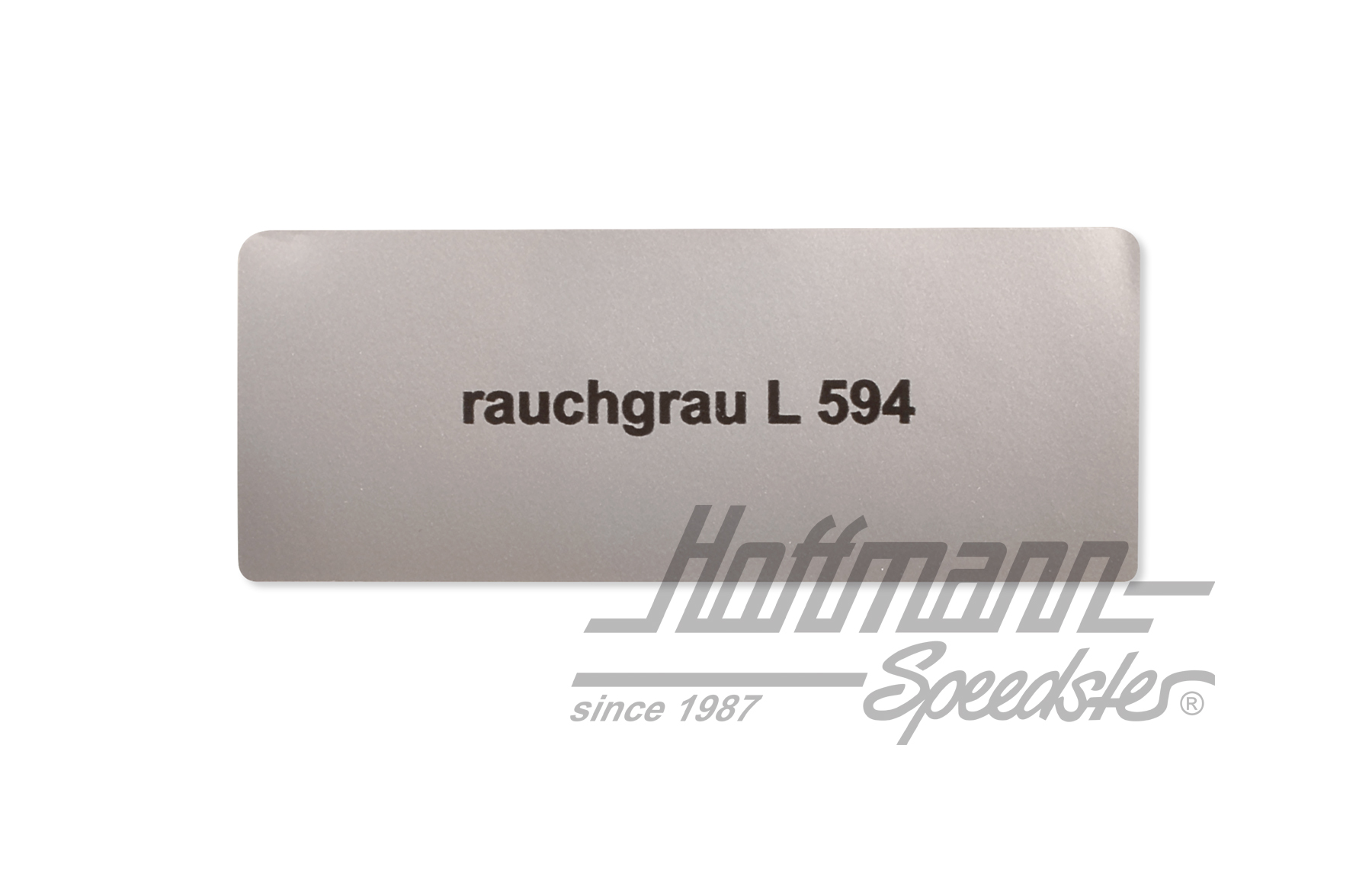 Aufkleber, Farbnummer L594, rauchgrau | L594 | 021-0180-16