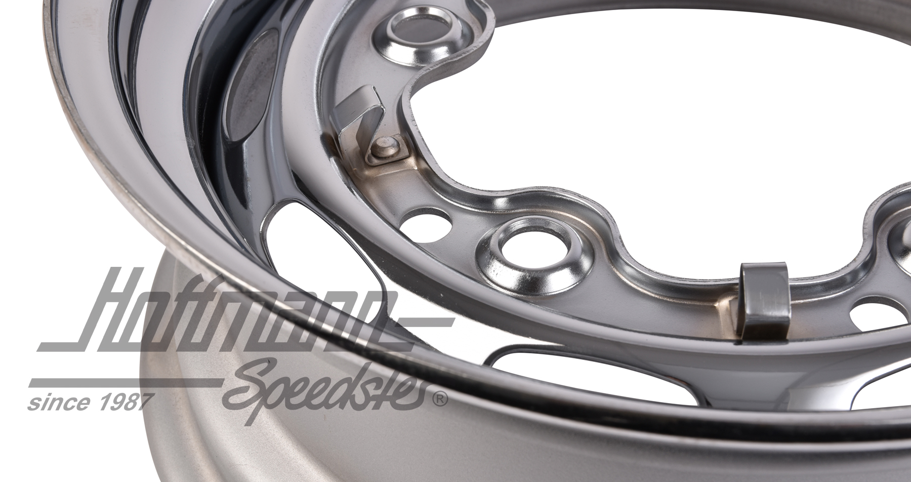 Chrom-Felge 356-Style, 5.5x15, ET15