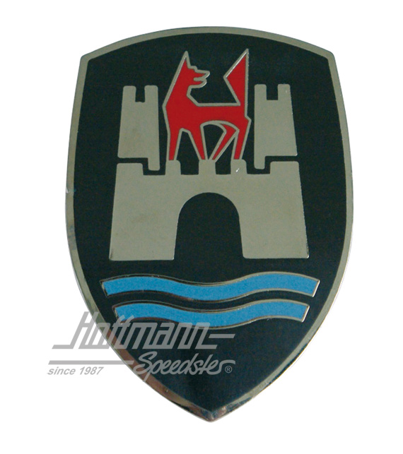 Haubenemblem, 8.59-7.62, farbig | 113 853 621 B | 020-2312