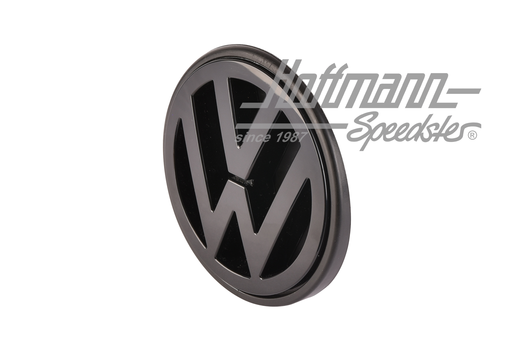 Emblem, hinten, schwarz