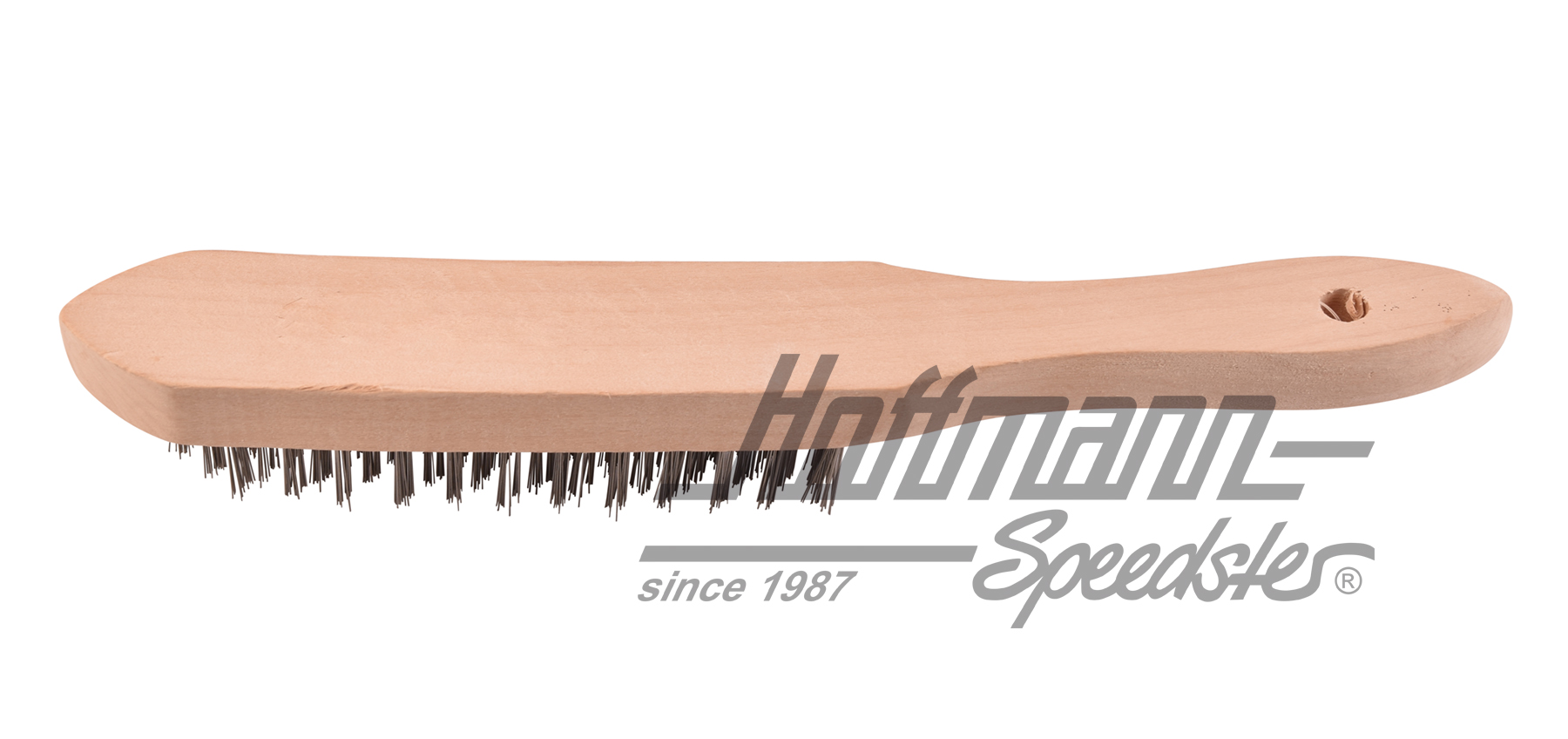 Handstielbürste, Stahldraht, 5-reihig