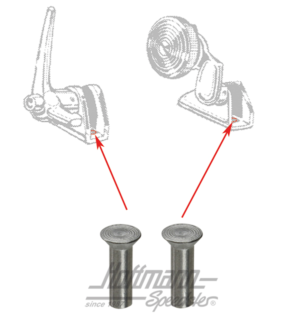 Nieten, Vorreiber, Cabrio, 8.64- |  | 020-4962-05