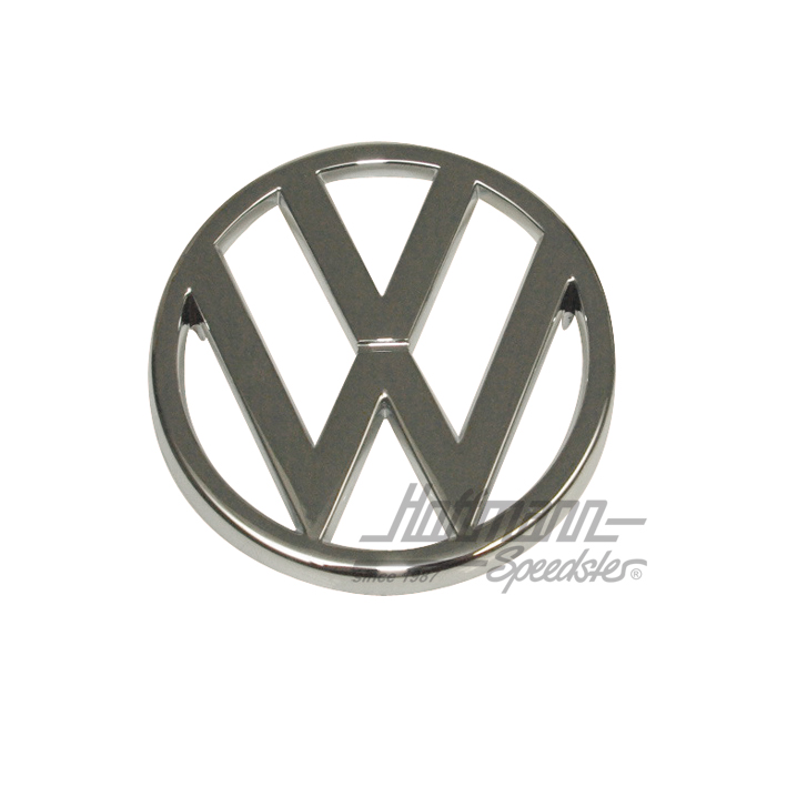 Emblem, vorne, Chrom, Golf 4.74-, Original | 321 853 601 | 180-6500