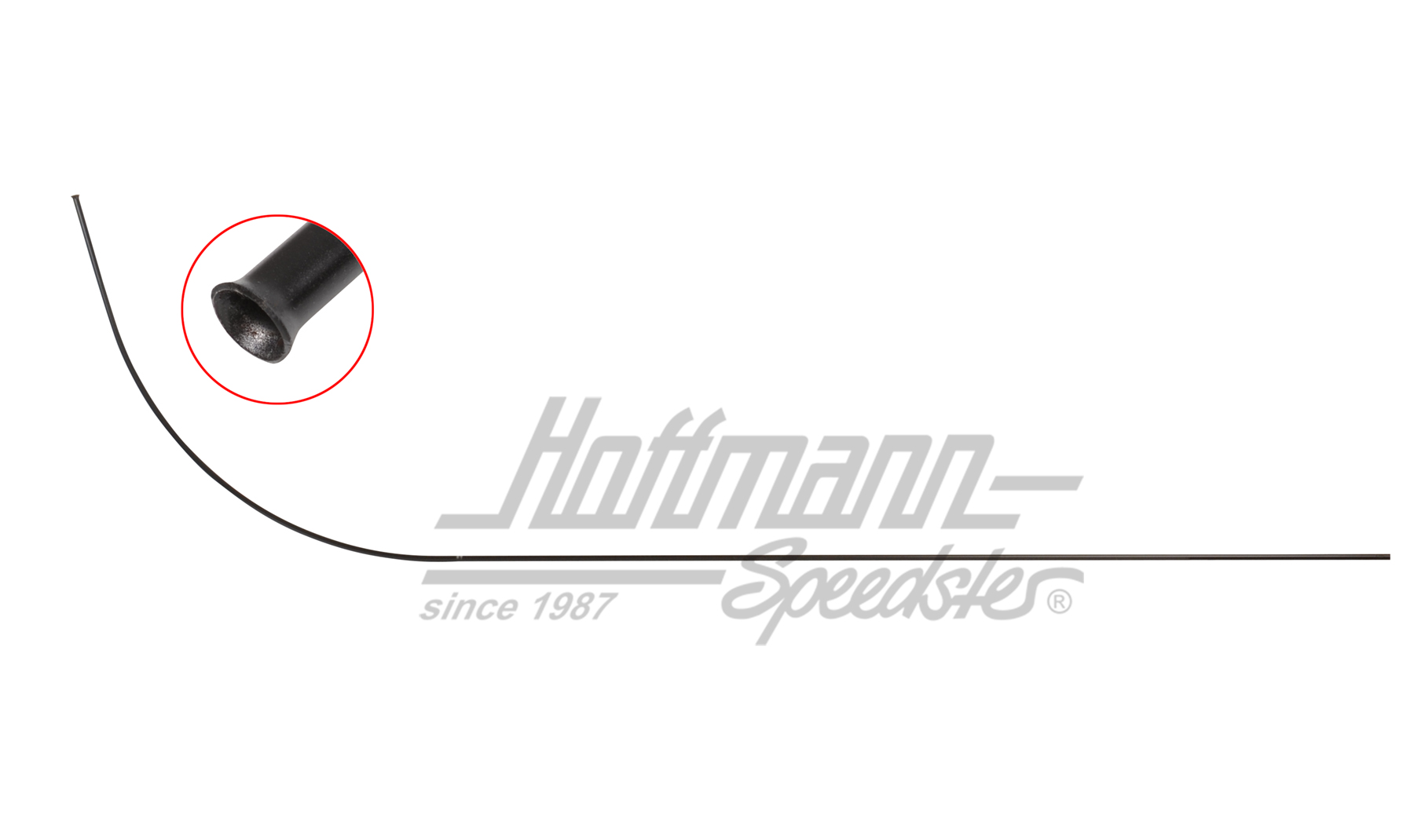 Rohr, Haubenzug, hinten, 1800mm