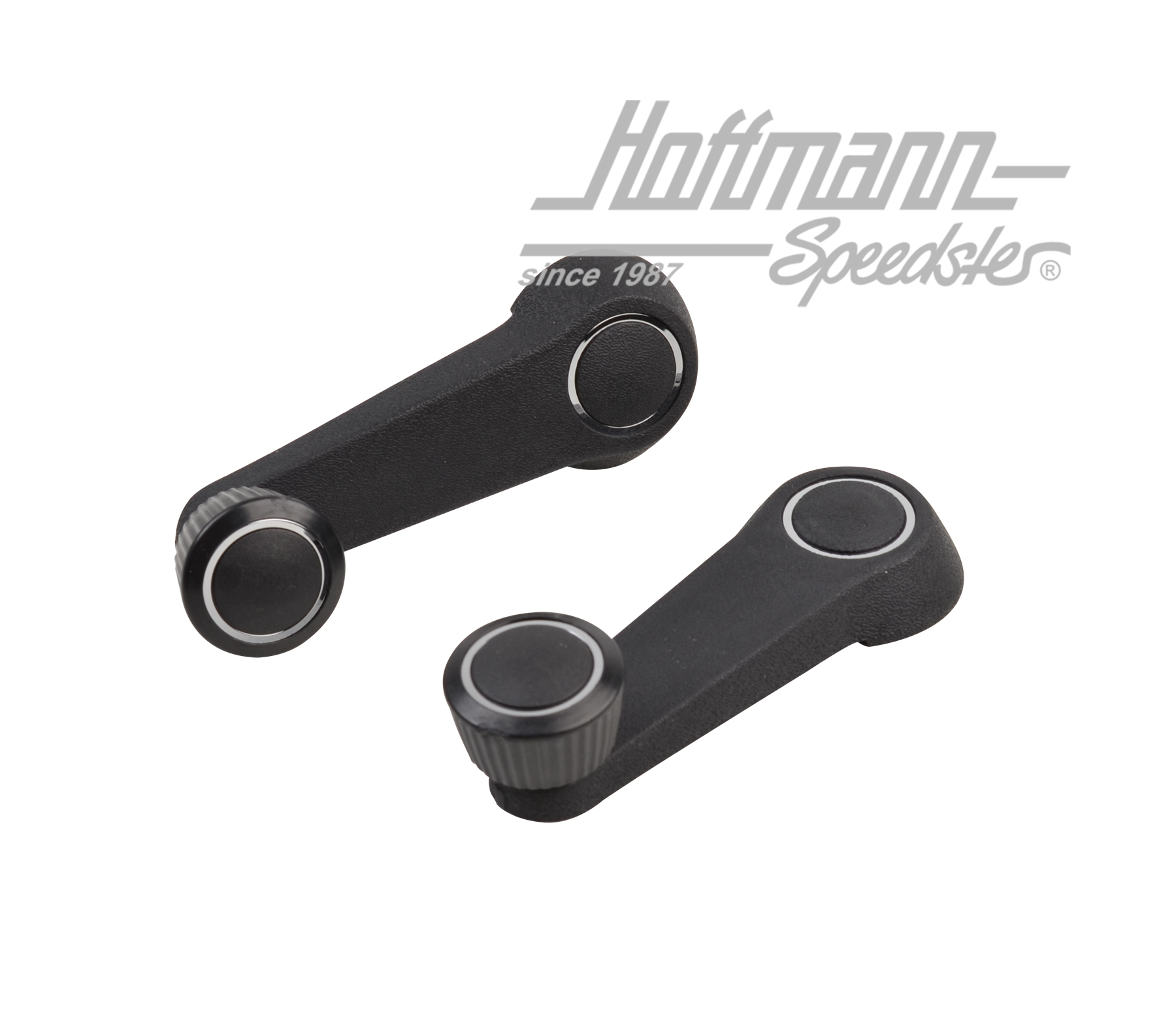 Fensterkurbel, Serie, schwarz/chrom | 321 837 581 A 01C | 020-2371-03