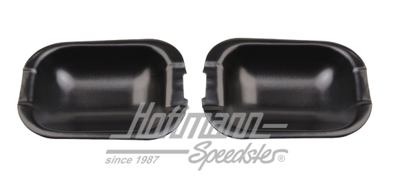 Türgriffschalen, Alu schwarz,Polo 10.81- | 50025 | 200-6639