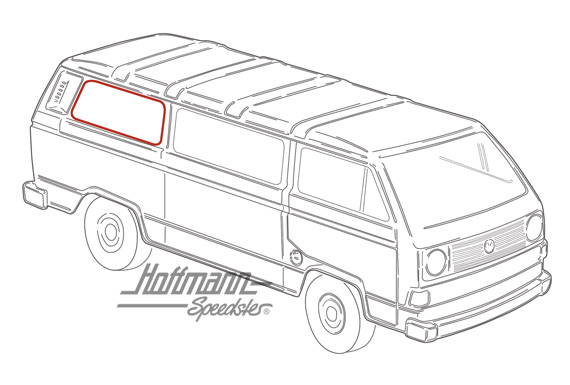 Seitenscheibendichtung, hi.li/re, o.Nut | 253 845 341 | 350-5405