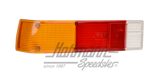 Rückleuchtenglas, 914, gelb/rot/weiß,li.