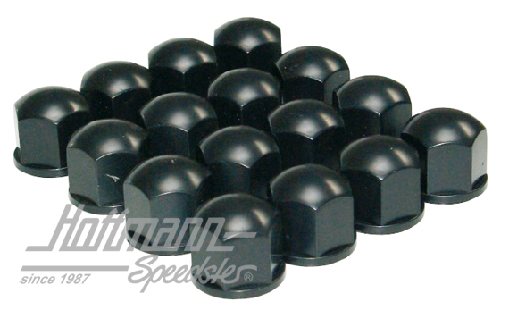 Radschraubenkappensatz, schwarz, 19mm | 3005 PH | 070-8173